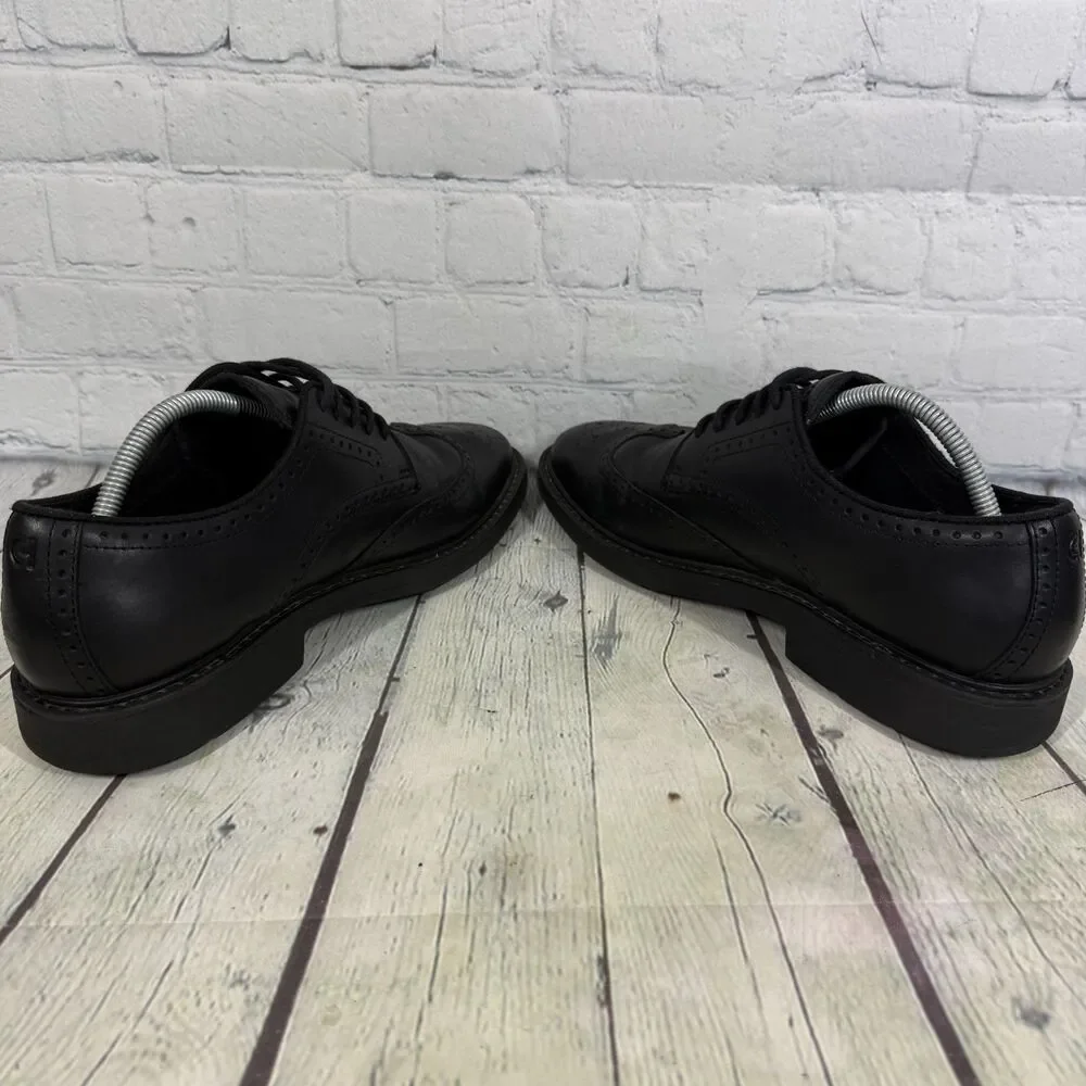 Cole Haan Wingtip Oxford Shoes Men’s Size 10 Black Leather Waterproof Dress